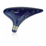 12 Agujero Ocarina De Leyenda De Zelda Alto C Azul Oscuro Pa