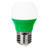 Lâmpada Led Bolinha 3w Verde Bivolt Kian