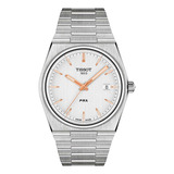 Reloj Tissot Prx Acero Blanco 40mm
