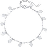 Pulsera De Plata 925 Conchas De Mar Playa Mujer Elegante