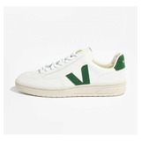 Tenis Veja Sneakers Originales V Hombre Blanco Verde