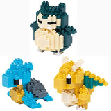 Paquete De 3 Juegos Nanoblock Dragonite Kairyu De Laplace