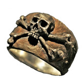 Anillo Antiguo Exagerado Para Hombre De Skull Jewellery