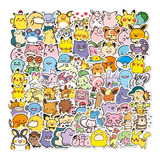 100 Stickers De Pokemon Kawaii - Etiquetas Autoadhesivas 
