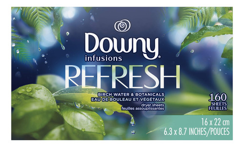 Downy Infusiones Suavizante De Telas Secadora, Refrescar, Ag