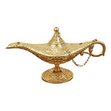 Leyenda Clásica De La Lámpara De Aladdin Deseando Oro