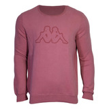 Buzo Kappa Logo Alanzi Crew Swet Hombre Red Cranberry