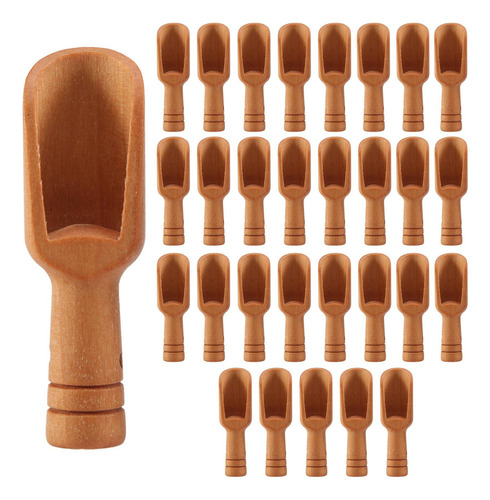 . 30 Minicucharas De Madera Para Baño, Sal De Baño, .