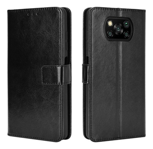 Funda De Anticaída For Xiaomi Poco X3 Pro De Cuero Flip