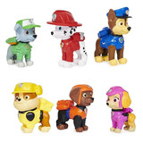 Set Paw Patrol Muñeco The Movie Gift Pack X6 Patrulla Canina