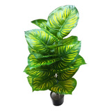 Planta Artificial Decorativa Aristada Con Macetero De 70cm 