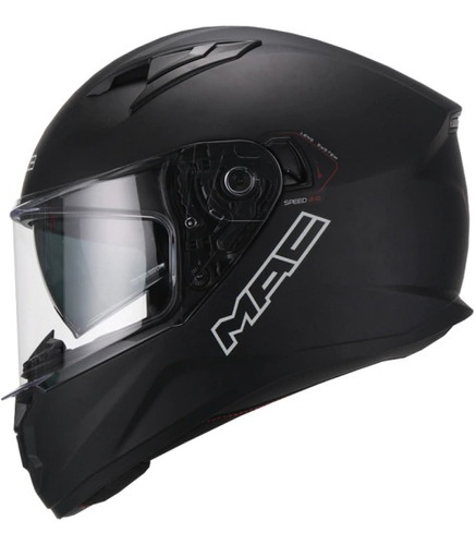 Casco Mac Speed Solid 2.0  By Ls2 Doble Visor Motovega