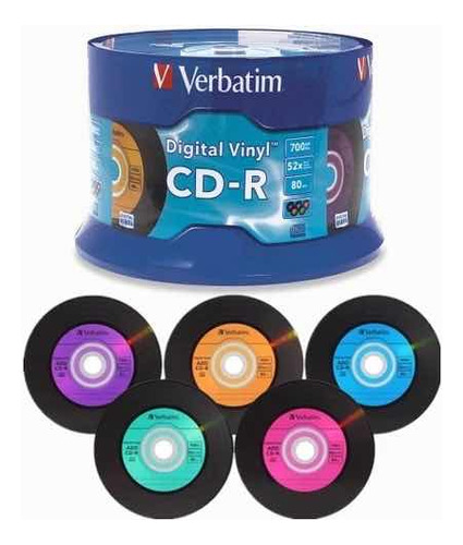 Verbatim Cd-r 80min 700mb - Digital Vinyl - Pack X 40