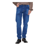 Pantalon Jeans Semi Chupin Azul Premium Alta Costura