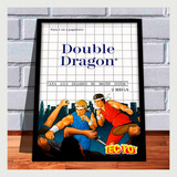 Quadro Decorativo Capa Double Dragon A4 25x33 Master Tectoy 