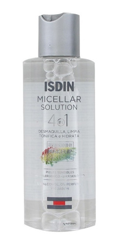 Isdin Micellar Solution 4 En 1 Desmaquillante Piel Sensible 