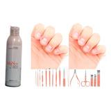 Set Manicura 16 Piezas+ Crema Mujer Manos Uñas Suaves Tersas