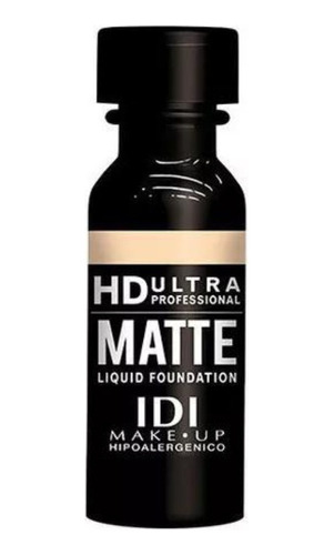 Base Líquida Idi Hd Ultra Matte Tono 02 True Beige