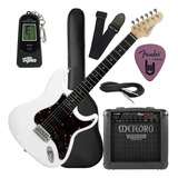 Kit Guitarra Giannini G101 Completo Com Amplificador Meteoro