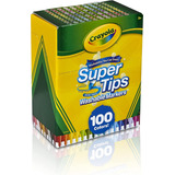 Crayola 100 Plumones Supertips  Lavables