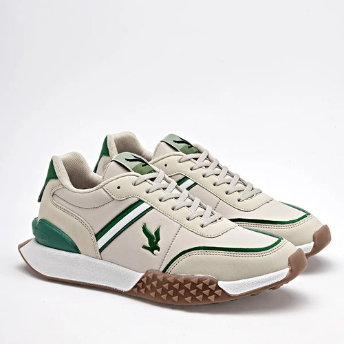 American Fire Tenis Urbanos Hombre Beige Cod 133797-f