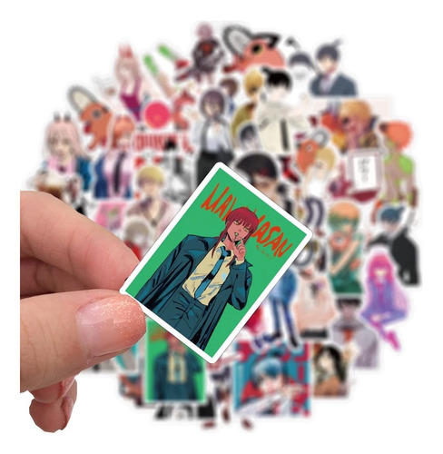 Stickers Pegatinas Pvc Adherible Anime 50 Piezas