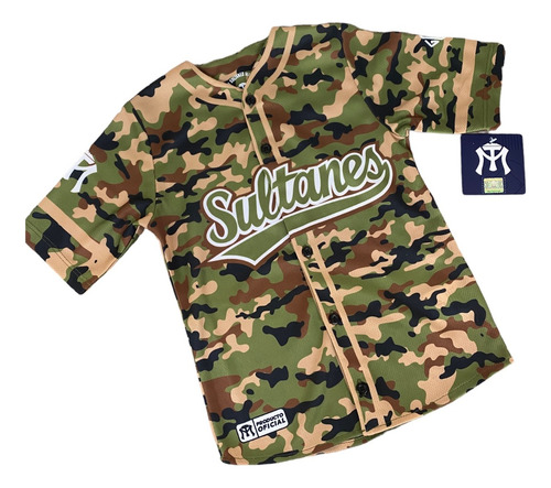 Camisola Jersery Sultanes De Monterrey Original Camu Niño