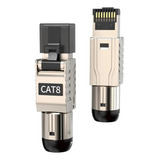 Conectores Rj45 Sin Herramientas Cat 8 2pcs