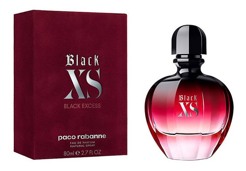 Paco Rabanne Black Xs Edp 80ml Mujer-100%original