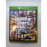 Jogo Gta 5 Grand Theft Auto V + Encarte  Dvd Xbox One