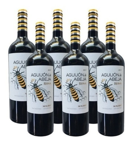 Vino Aguijon De Abeja Reina-malbec-durigutti Cajax6 Botellas