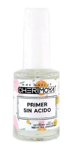 Primer Sin Acido X10 Ml Manicuria Gelificadas Cherimoya !!