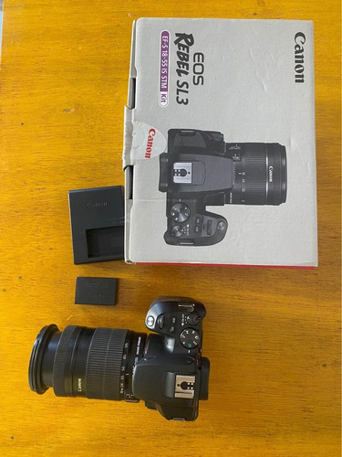  Canon Eos Rebel Kit Sl3 + 18-135 Mm Dslr Cor  Preto