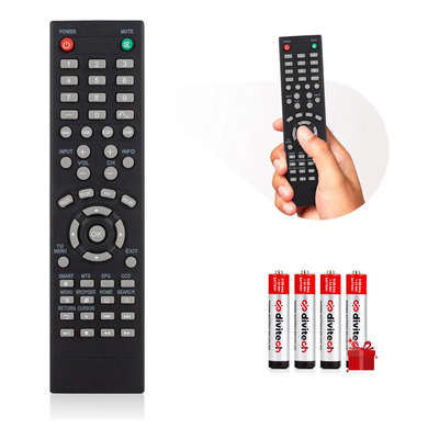 Control Remoto Compatible Con Pantallas Tv Vios Nepa Vledtv2814 Incluye 4 Pilas Divitech® AAA | Meses sin interés