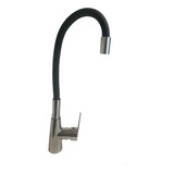 Griferia Cocina Canilla Monocomando Cuello Flexible