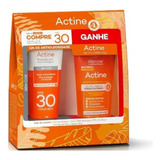 Kit Actine Solar Fps30  40g Actine Sabonete+gel Liq 40g