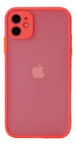 Funda Para iPhone Mate Semi Transparente Uso Rudo + Correa