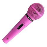 Microfone Básico Rosa Le Son Mc200 Dinâmico Cardioide