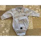 Camisa Body Bebe Celeste Marca Legacy Talle 1 Nueva