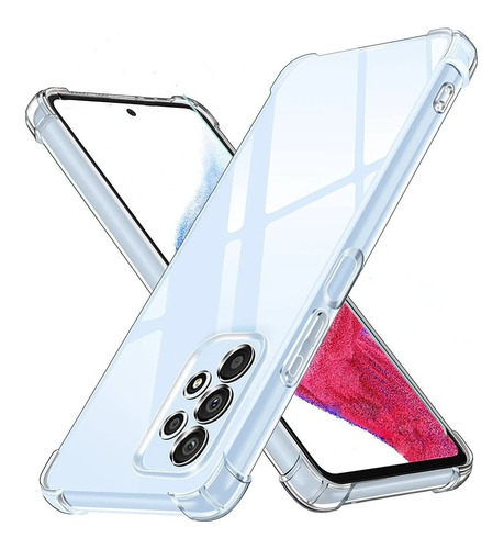 Funda Transparente Para Samsung A54 5g + Vidrio Full 3d