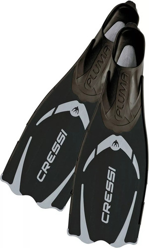 Aletas Cressi Pluma Buceo Apnea Color Negro 35/36