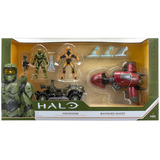 Set Halo Super Pack 2 Figuras Y 2 Vehiculos Master Chief