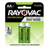 Rayovac Recargable Aa 1350mah - Pack X 2 Unidades