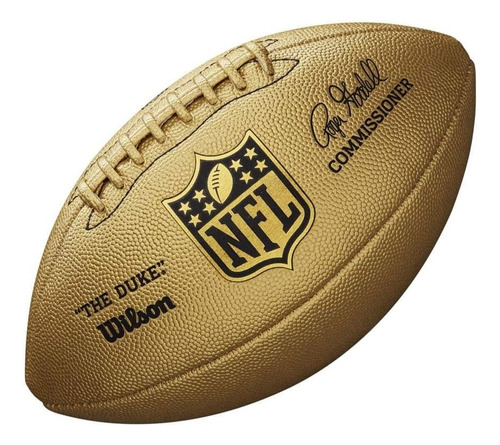 Balon Americano The Duke Gold Metallic Edition Wilson