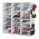Cubediy Organizador De Zapatos Hasta 48 Pares, Armario De Z. Color Blanco