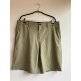 Bermudas Hombre Hurley Phantom Verde Musgo 34 Un Solo Uso