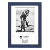 Navy Blue Concept Wood Picture Frame, 5x7, Blue