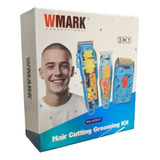 Kit Wmark Ng602 Corte Acabamento E Shaver Cor Azul
