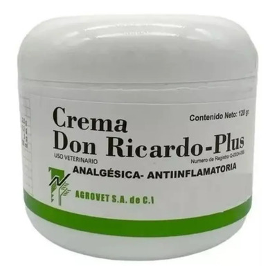 Crema Don Ricardo Plus De 120 Gr Pomada Uso Veterionario | Envío gratis