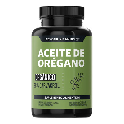 Beyond Vitamins | Aceite De Oregano Orgánico 100% Natural Con 88% Carvacrol | oil of oregano - Candida Cleanse Grado Alimenticio - (180 Cápsulas) | MercadoLibre